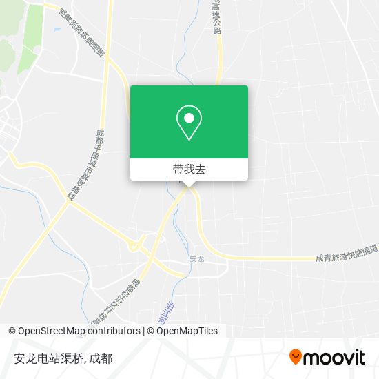 安龙电站渠桥地图