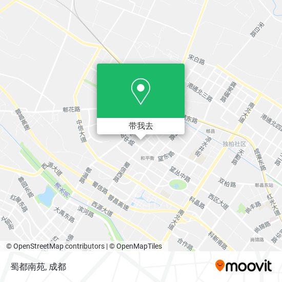 蜀都南苑地图