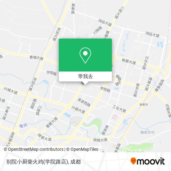 别院小厨柴火鸡(学院路店)地图