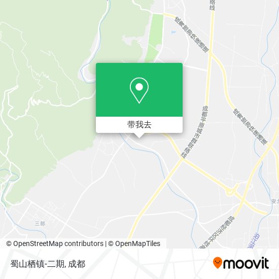 蜀山栖镇-二期地图