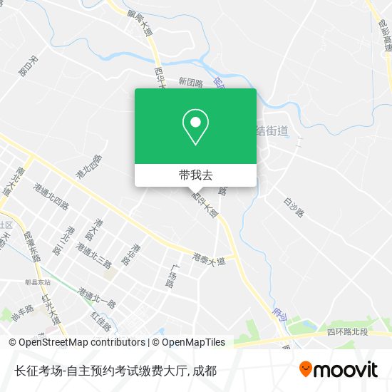 长征考场-自主预约考试缴费大厅地图