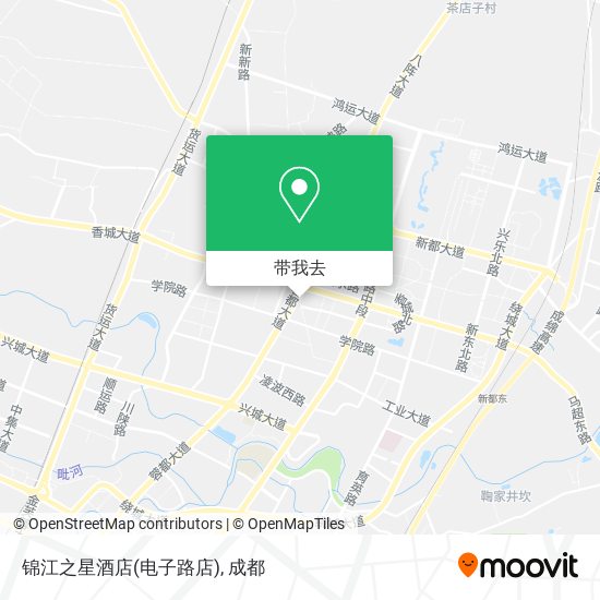 锦江之星酒店(电子路店)地图