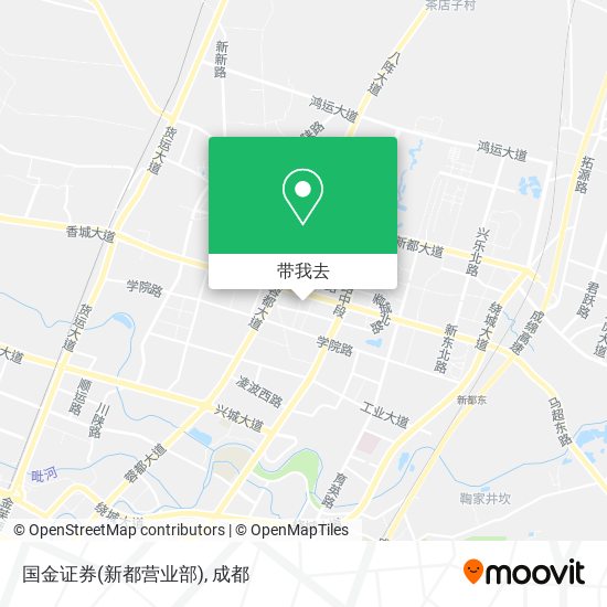 国金证券(新都营业部)地图