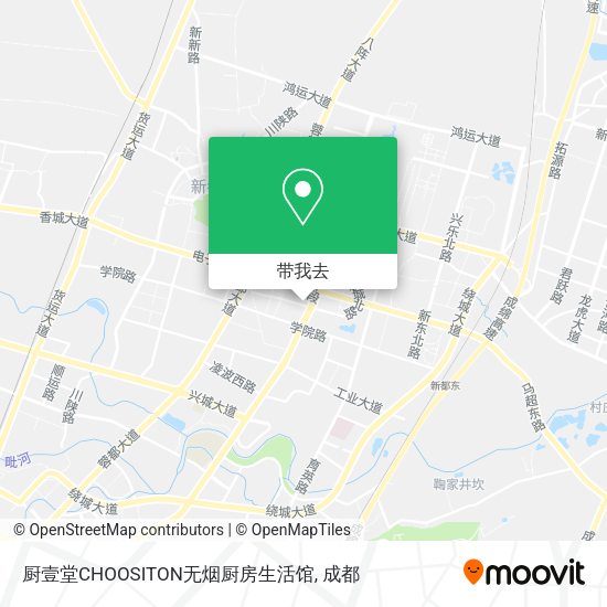 厨壹堂CHOOSITON无烟厨房生活馆地图