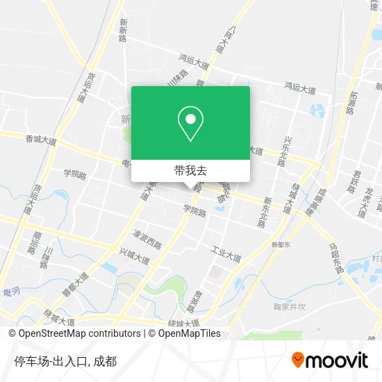 停车场-出入口地图