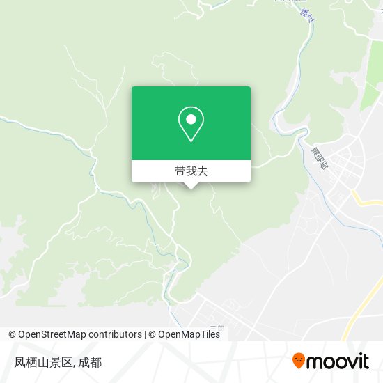 凤栖山景区地图