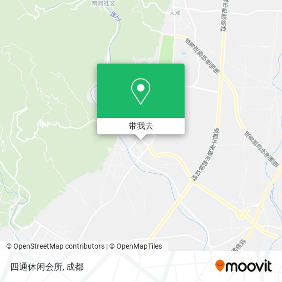 四通休闲会所地图