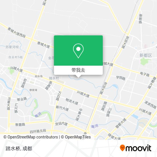 踏水桥地图