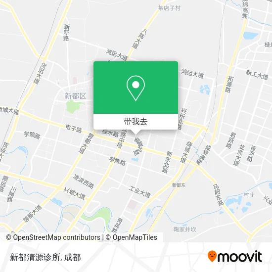 新都清源诊所地图