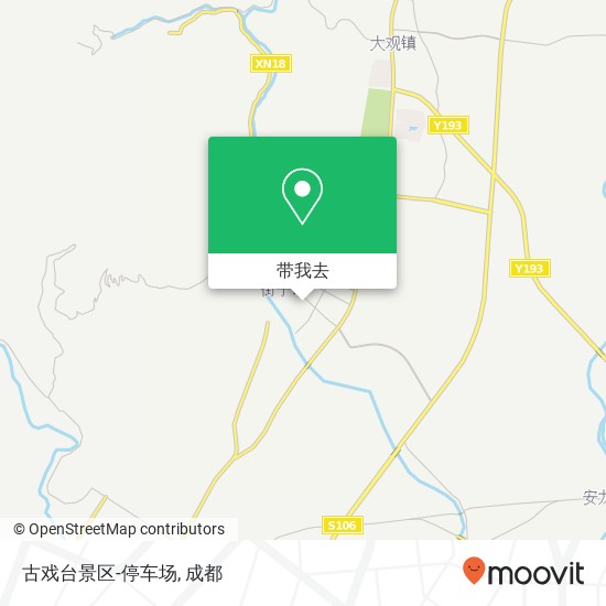 古戏台景区-停车场地图