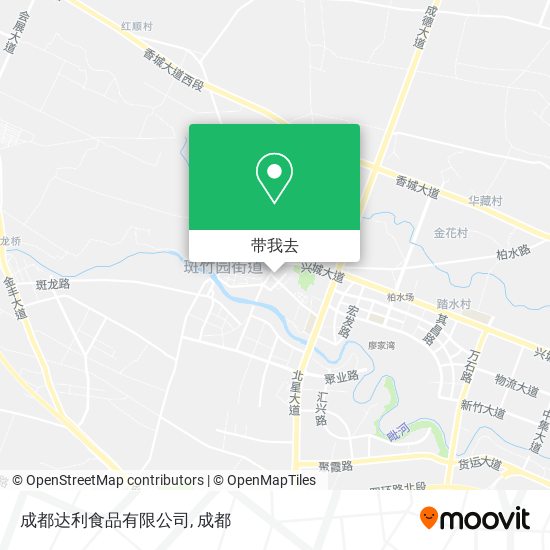 成都达利食品有限公司地图