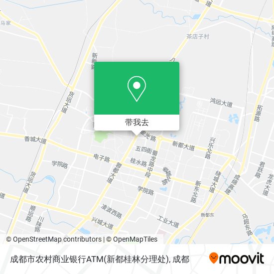 成都市农村商业银行ATM(新都桂林分理处)地图