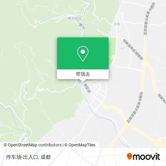 停车场-出入口地图