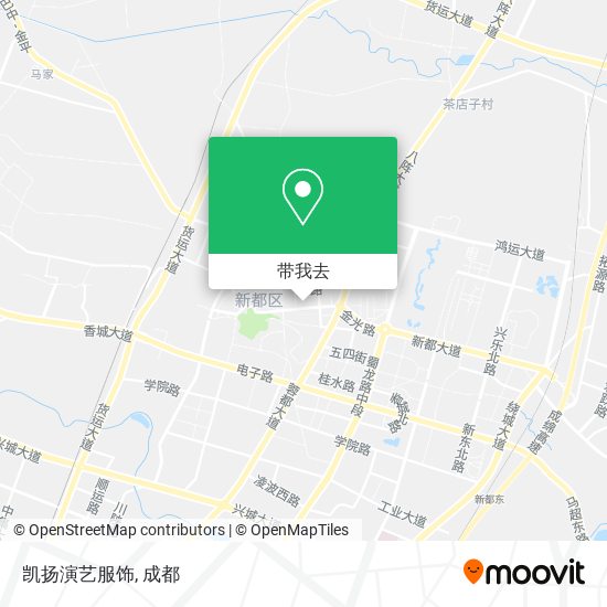 凯扬演艺服饰地图
