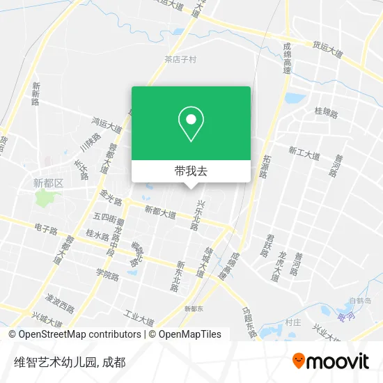 维智艺术幼儿园地图