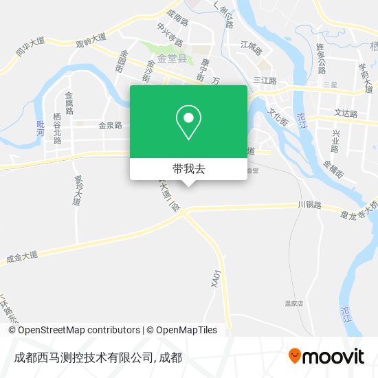 成都西马测控技术有限公司地图