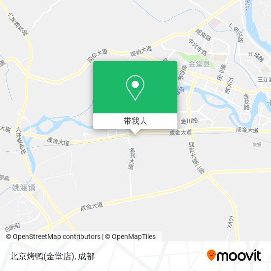 北京烤鸭(金堂店)地图