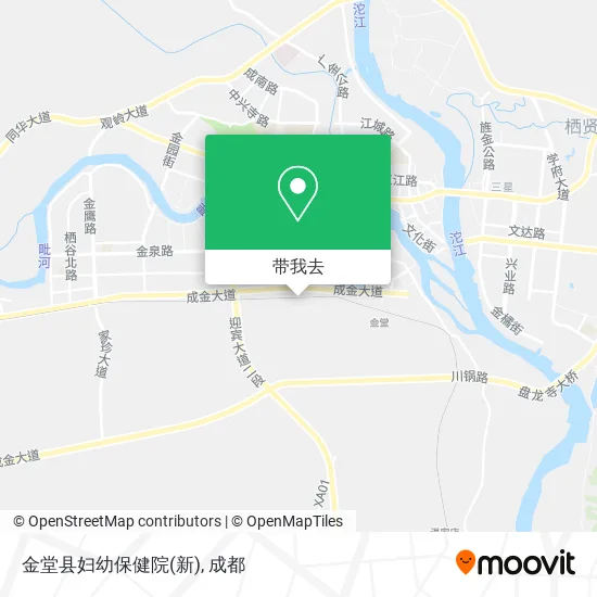 金堂县妇幼保健院(新)地图