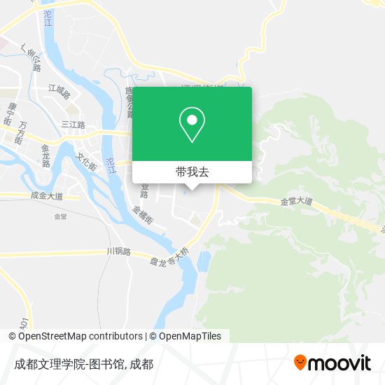 成都文理学院-图书馆地图