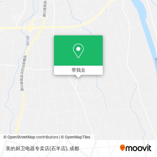 美的厨卫电器专卖店(石羊店)地图
