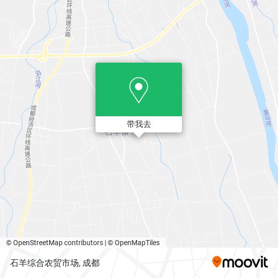 石羊综合农贸市场地图