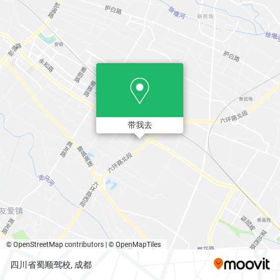 四川省蜀顺驾校地图