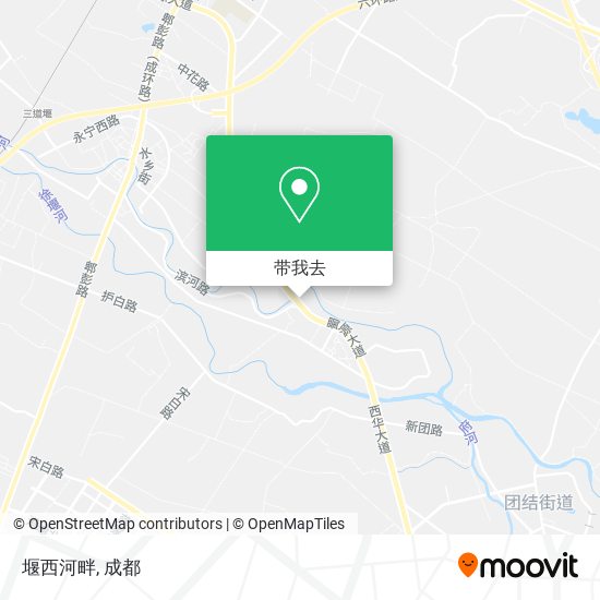 堰西河畔地图