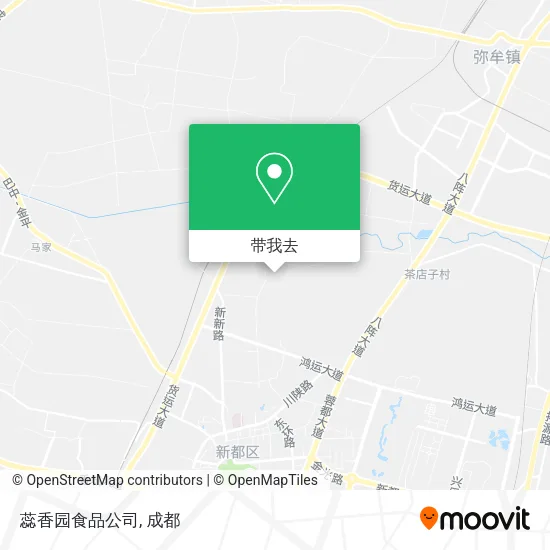 蕊香园食品公司地图