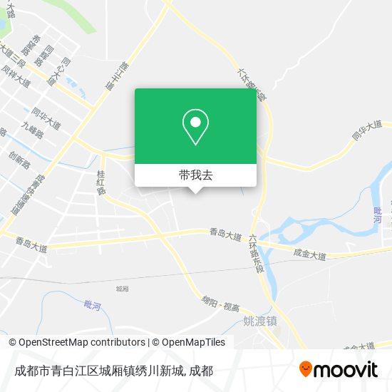 成都市青白江区城厢镇绣川新城地图