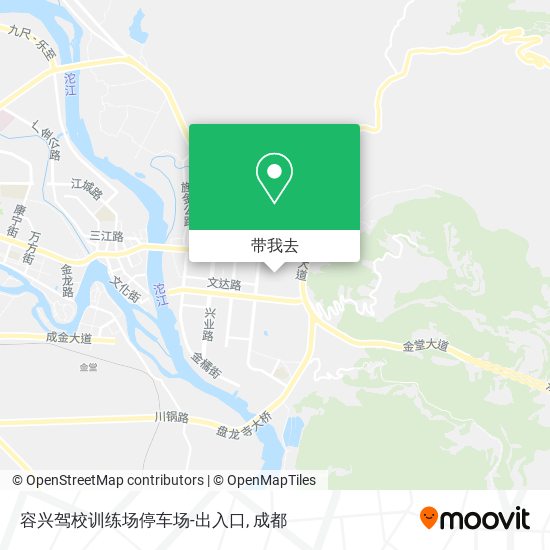 容兴驾校训练场停车场-出入口地图