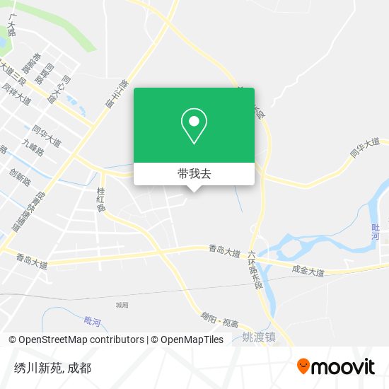绣川新苑地图