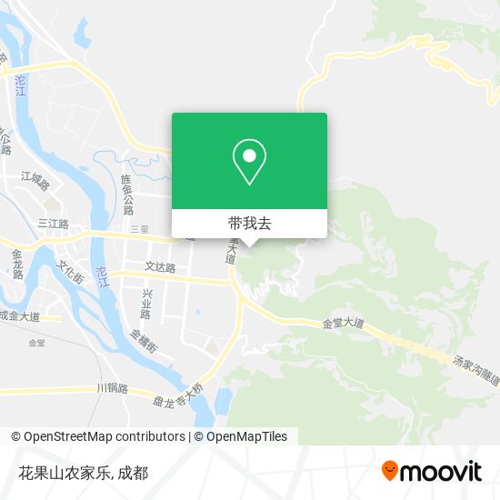 花果山农家乐地图