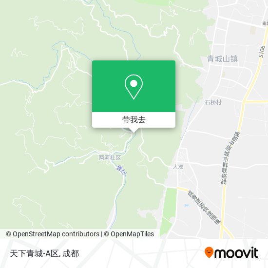 天下青城-A区地图