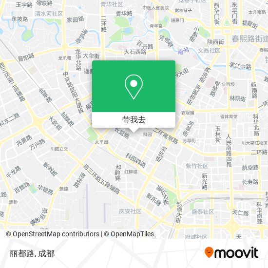 丽都路地图