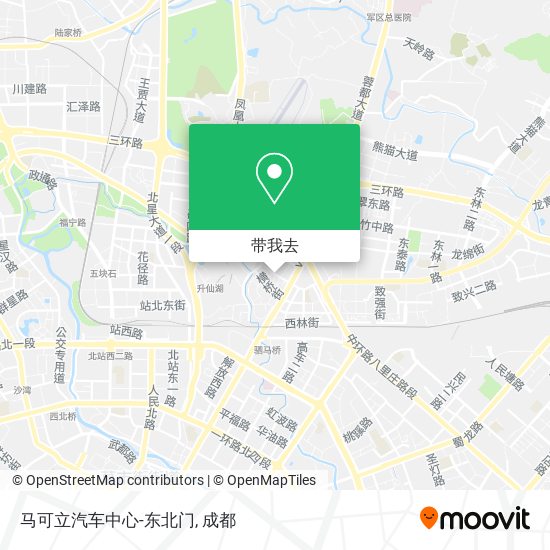 马可立汽车中心-东北门地图