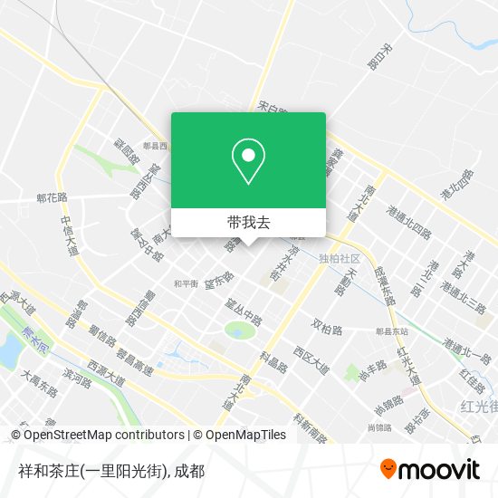 祥和茶庄(一里阳光街)地图