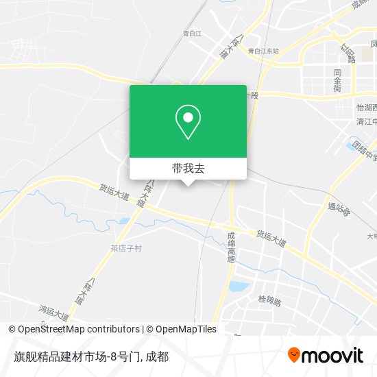旗舰精品建材市场-8号门地图