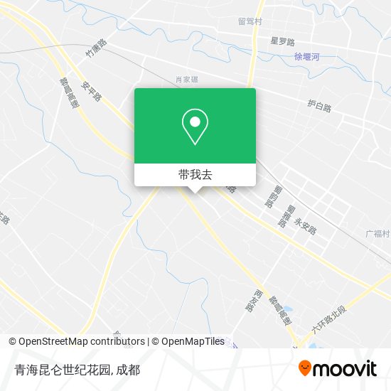 青海昆仑世纪花园地图