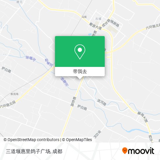 三道堰惠里鸽子广场地图