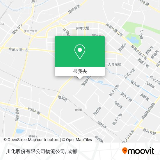 川化股份有限公司物流公司地图