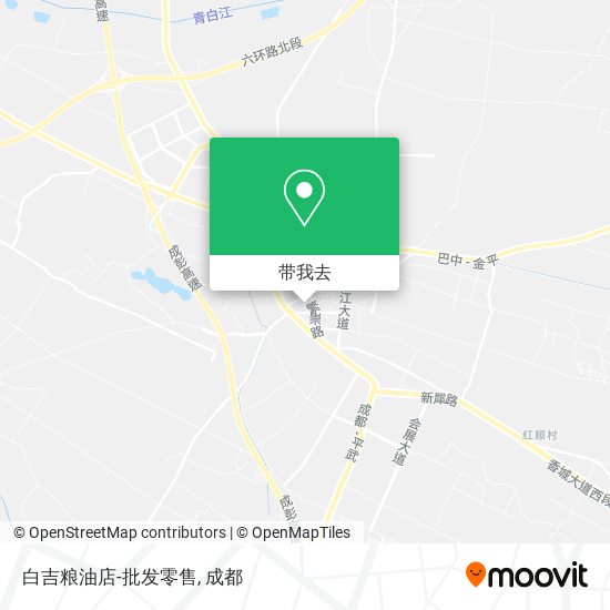 白吉粮油店-批发零售地图