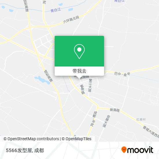 5566发型屋地图