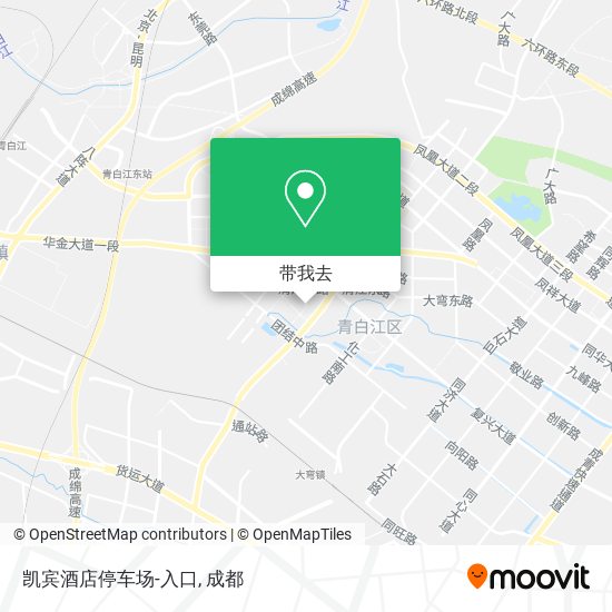 凯宾酒店停车场-入口地图