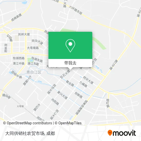 大同供销社农贸市场地图