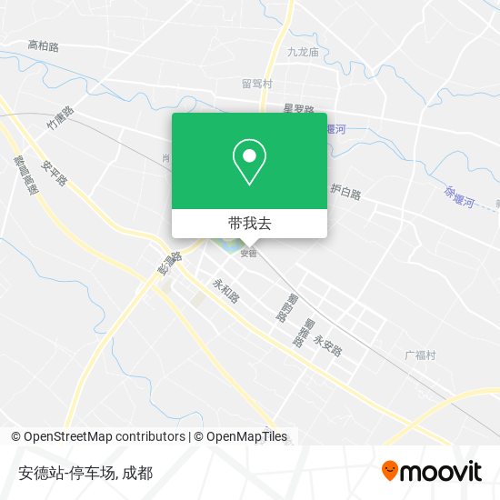 安德站-停车场地图