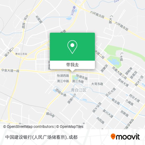 中国建设银行(人民广场储蓄所)地图