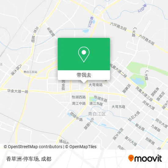 香草洲-停车场地图