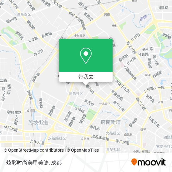 炫彩时尚美甲美睫地图