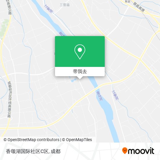香颂湖国际社区C区地图