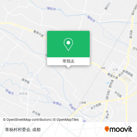 青杨村村委会地图